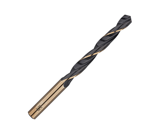 Black and Gold Finish Rolled Forged HSS Drill Bit for Metal