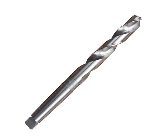 DIN345 White Finish Milled HSS Morse Taper Shank Twist Drill for Metal Drilling