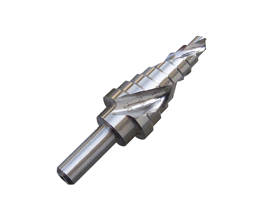 Metric Size Round Shank Spiral Flute HSS Step Drill for Metal Sheet Tube Drilling