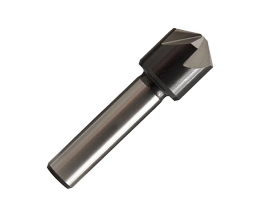 Cylindrical Shank 120 Degree 5 Flute HSS Countersink Drill Bit for Metal Deburring