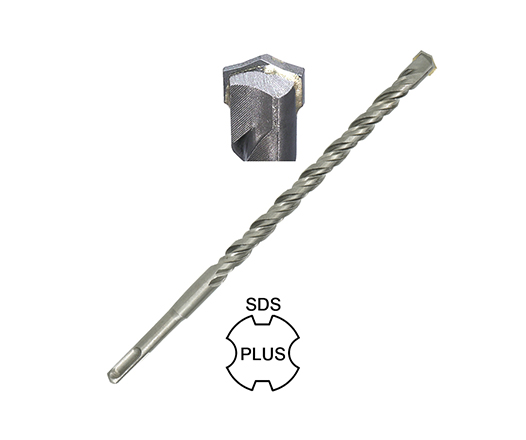 Centric Carbide Tip S4 Flute SDS Plus Electric Hammer Drill Bit for Concrete and Hard Stone 