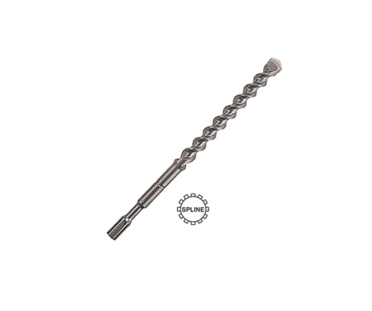 Carbide Single Head Tip Spline Shank Hammer Drill Bit for Concrete Stone Mable Masonry Drilling 