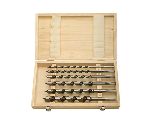 6Pcs Small Sizes 230mm Hex Shank Wood Auger Drill Bit Set in Case 