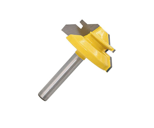 High Quality 1/4 Inch Shank Tungsten Carbide 45 Degree Lock Miter Wood Router Bit for Woodworking