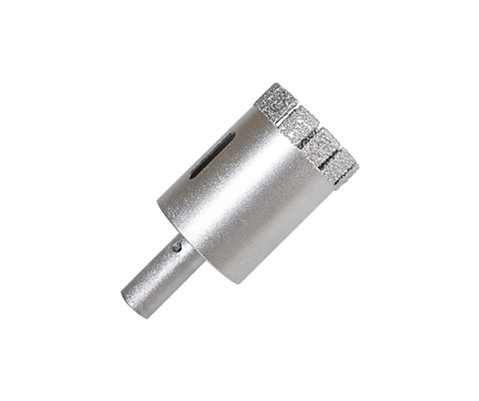 Round Shank Segment Rim Vacuum Brazed Diamond Core Drill Bit 