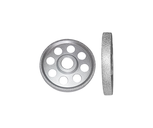 Multi-purpose Buffing Wheel Vacuum Brazed Diamond 8 Holes Flat Cup Wheel Grinding Wheel for Cast Iron