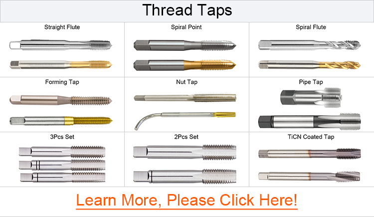 LD Alloy Steel Hand Tap Set for Steel Aluminium Brass External Thread Tapping